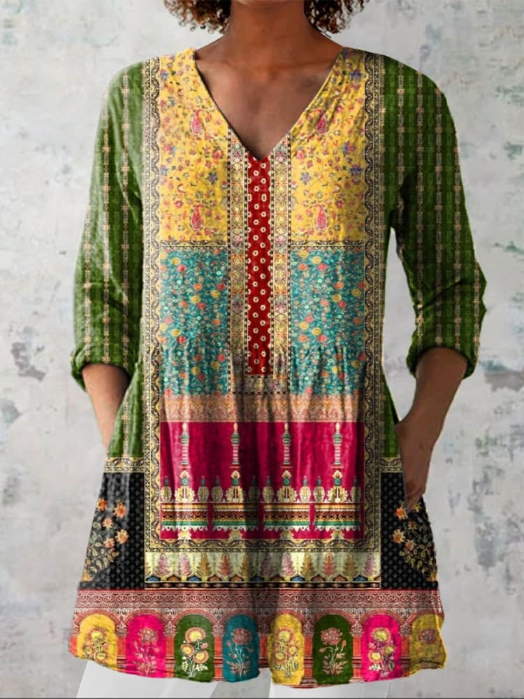 Lily | Global Vintage Floral Shirt