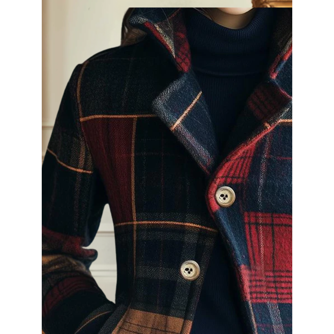 Kim | Tailored Colourful Plaid Wool