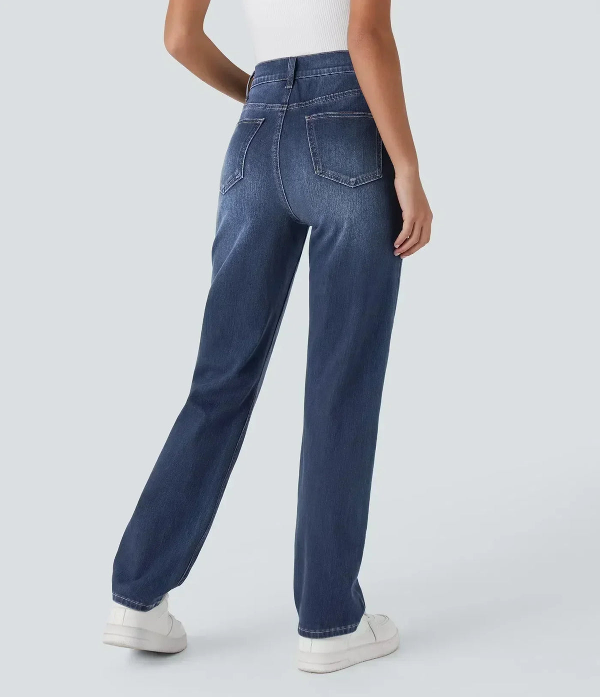 Elisha | High-Waist Elastic Pocket Pants