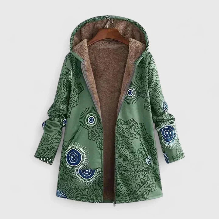 Hyraelleh | Boho Geometric Winter Jacket