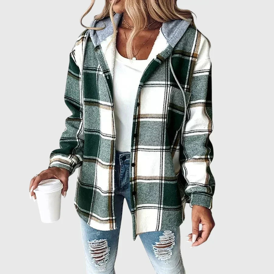 Martina | Relaxed Mesh Button Jacket