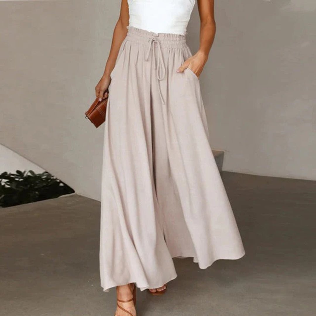 Fiorella | Relaxed Wave-Print Knit Skirt