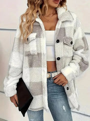 Martin | Cosy Plaid Fleece Jacket