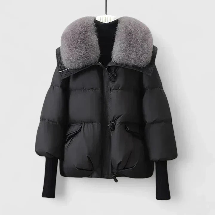 Zya | Faux Fur Collar Coat