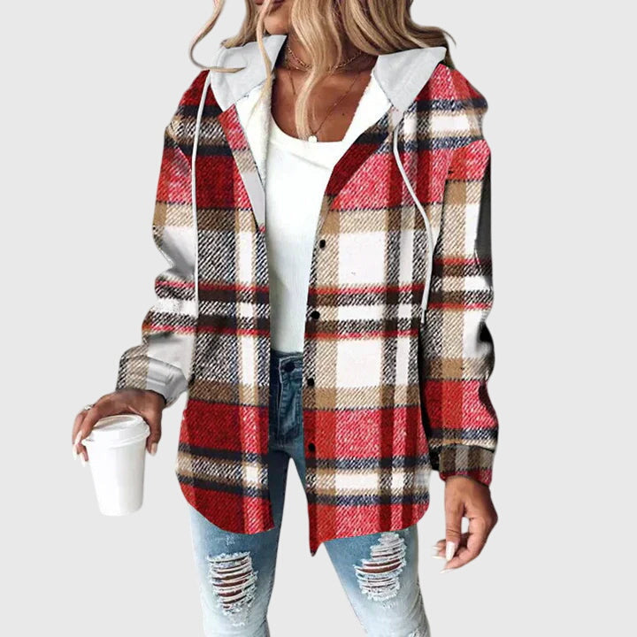 Martina | Relaxed Mesh Button Jacket
