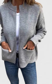 Anzhelynn | Round-Neck Adjustable Jacket