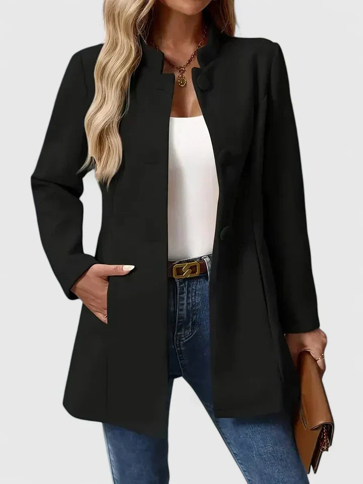 Carmelyssa | Collarless Structured Jacket
