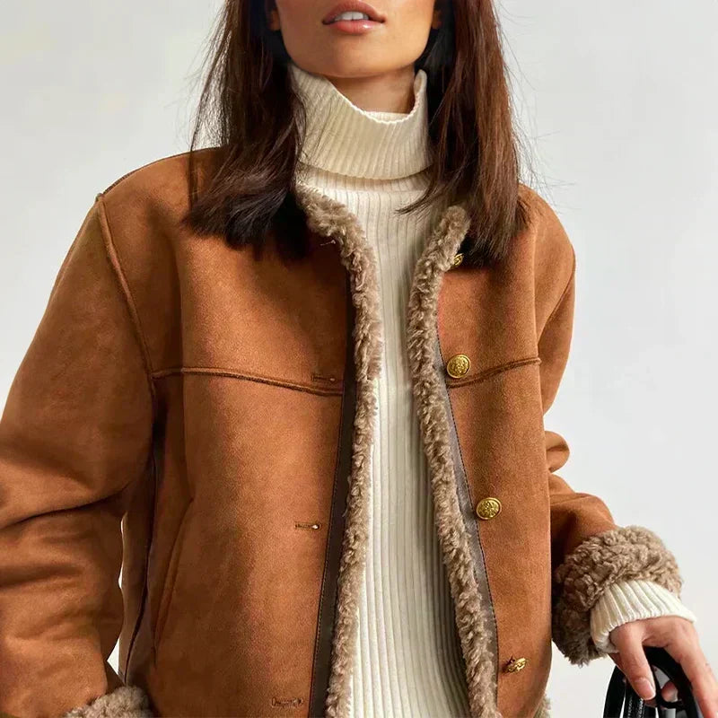 Demi | Warm Shearling Jacket