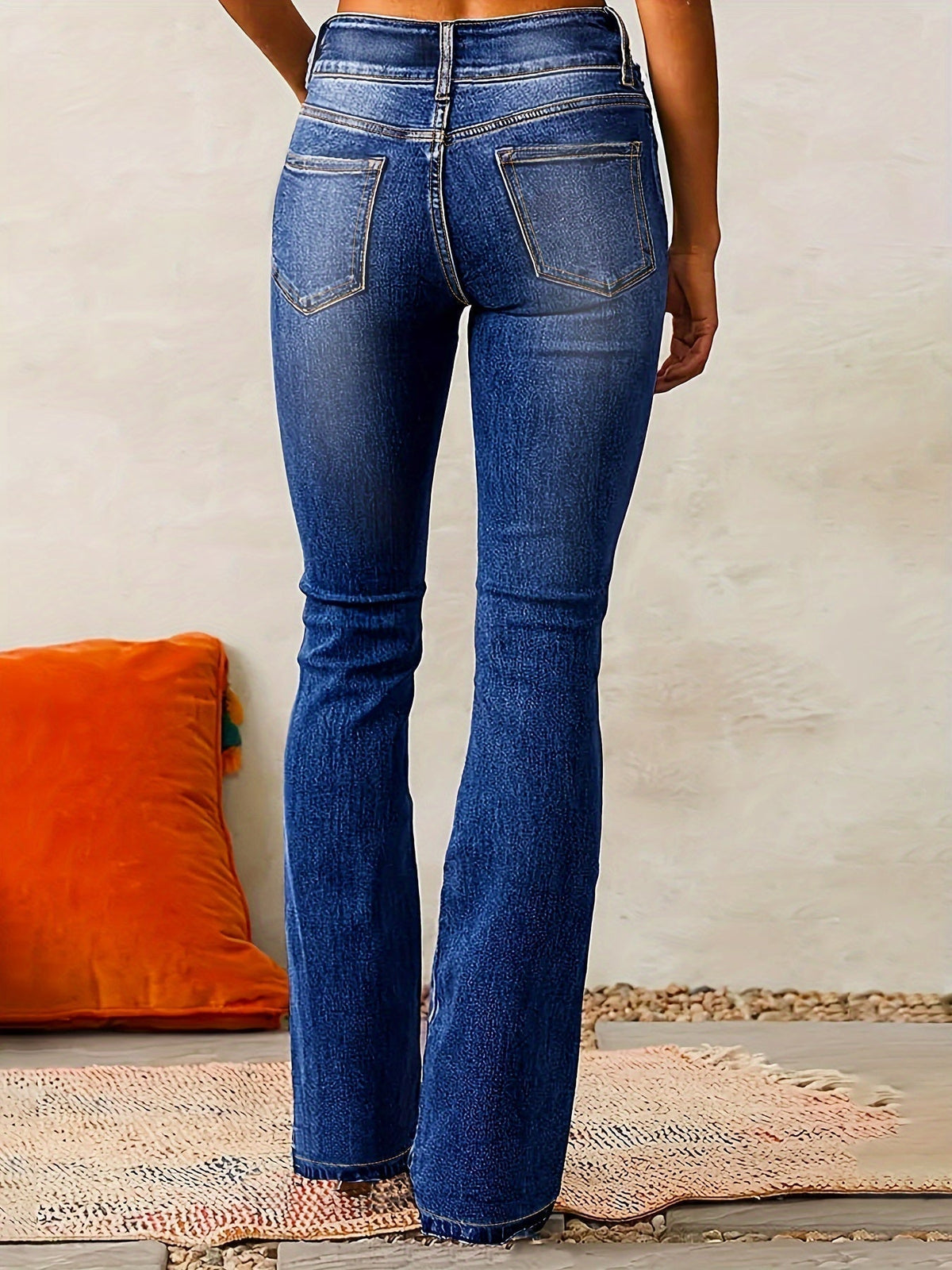 Riva | Breathable Knit High-Waisted Flares