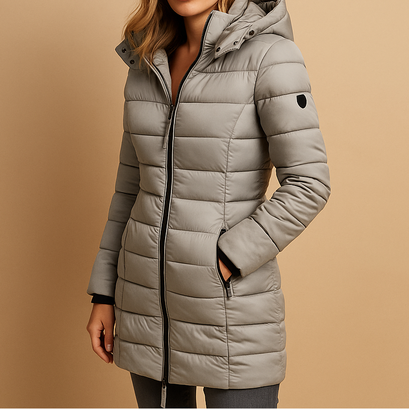 Lightweight Flattering Puffer Jacket